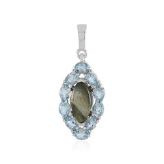 Ciondolo in argento con Labradorite