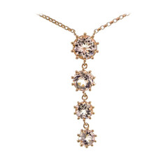 Collana in oro con Morganite AAA