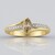 Anello in oro con Diamante Cognac d'Argyle I3 (Mark Tremonti)