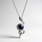 Collana in argento con Gemma