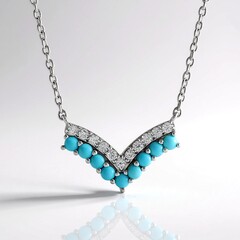 Collana in argento con Turchese Sleeping Beauty