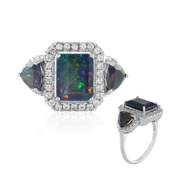 Anello in argento con Opale Mezezo