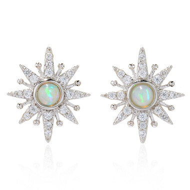 Welo-Opal-Silberohrringe (Dallas Prince Designs)