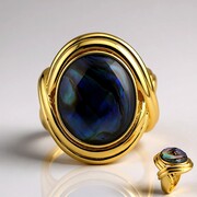 Anello in argento con Quarzo Bianco (Art of Nature)