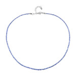AAA Ceylon Sapphire Silver Necklace