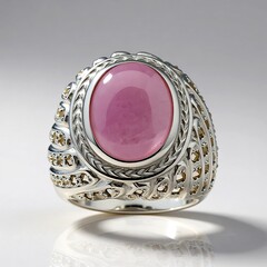 Anello in argento con Kunzite (Annette classic)