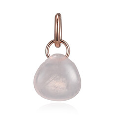 Rose Quartz Silver Pendant