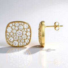 Orecchini in argento con Zircone (Adela Silber)