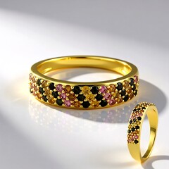 Anello in argento con Tormalina Gialla Brasiliana