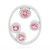 Ciondolo in argento con Tormalina Rosa Brasiliana (Pallanova)