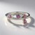 Anello in argento con Granato Malaya