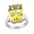 Zilveren ring met een Ouro Verde kwarts