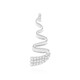 Zilveren hanger met zirkonen (MONOSONO COLLECTION)