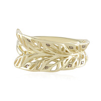 Anello in oro con Diamante Champagne I2 (Ornaments by de Melo)