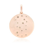 I1 Argyle Rose de France Diamond Silver Pendant (Annette)