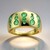Anello in oro con Smeraldo Colombiano (de Melo)