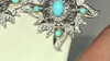 Boucles d'oreilles en argent et Turquoise Sleeping Beauty (Dallas Prince Designs)