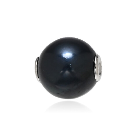 Colgante en plata con Perla freshwater negra (MONOSONO COLLECTION)