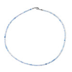 Collier en argent et Aigue-marine du Brésil