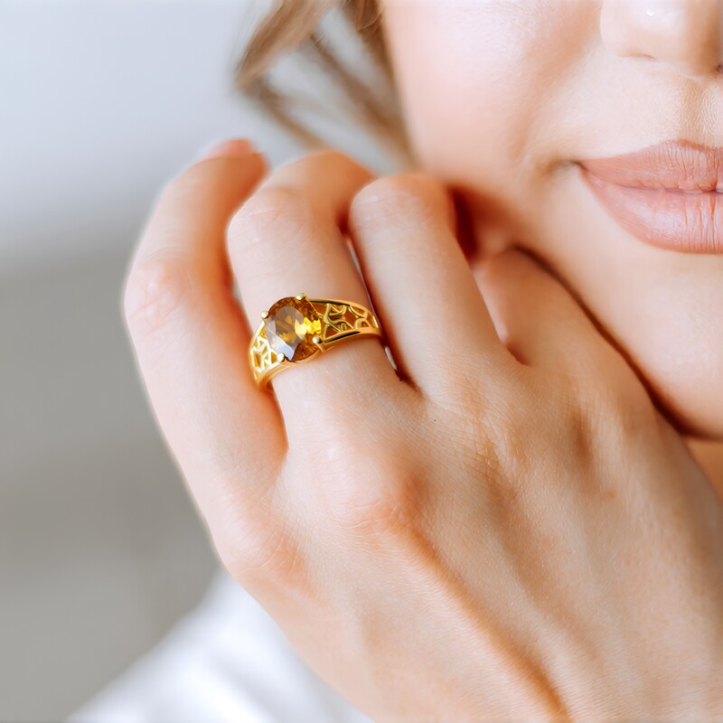 Bague en argent et Scapolite