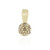 Ciondolo in oro con Diamante Champagne I2 (de Melo Gold)