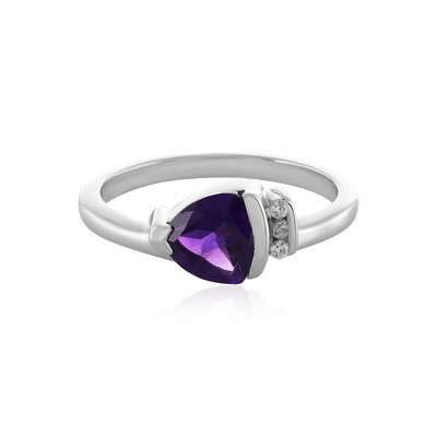 Anello in argento con Ametista Siberiana