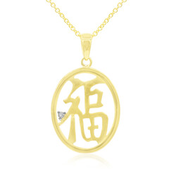 Collar en plata con Topacio blanco