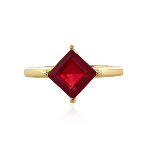 Anillo en plata con Rubí de Madagascar