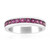Zilveren ring met rhodolieten