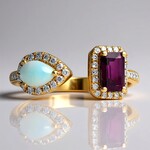Anello in oro con Rodolite (CIRARI)