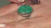 Zilveren ring met een dioptaas (Bali Barong)