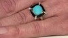 Anillo en oro con Turquesa de Arizona (CIRARI)