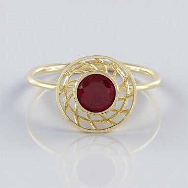 Anillo en oro con Rubí de Madagascar (Ornaments by de Melo)