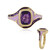 Anello in argento con Ametista (Adela Silber)