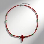 Collana in argento con Corniola (MONOSONO COLLECTION)