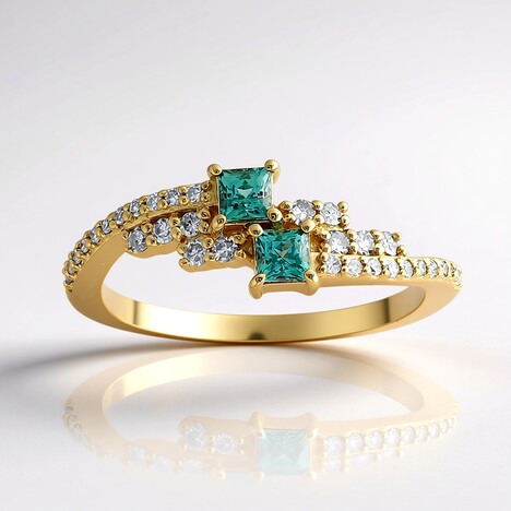 Anello in oro con Alessandrite (de Melo)