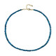 Collana in argento con Apatite Blu Neon