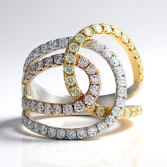 Anello in oro con Diamante Rosa SI2 (CIRARI)