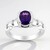 Anello in argento con Ametista (Remy Rotenier)