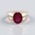 Anello in oro con Rubino del Madagascar