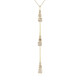 Gouden halsketting met I2 Champagne Diamanten (de Melo)