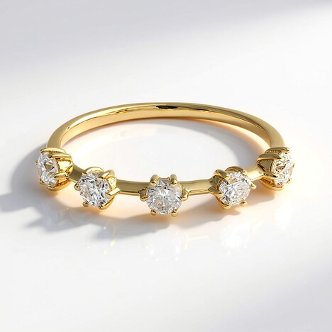 Anello in oro con Diamante I1 (H) (CIRARI)
