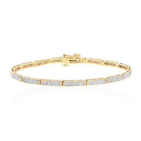 I2 (I) Diamant-Goldarmband