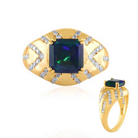 Anello in argento con Opale Mezezo (de Melo Essence)