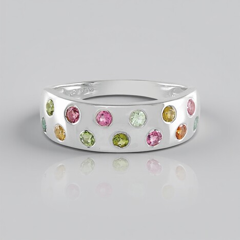 Anello in argento con Tormalina