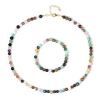 Parure in argento con Citrino