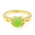 Zilveren ring met een keizerlijk chrysopraas