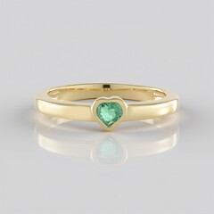 Anello in argento con Smeraldo Colombiano