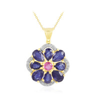 Madagascar Blue Sapphire Silver Necklace
