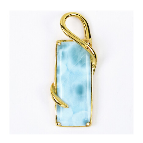 Ciondolo in argento con Larimar